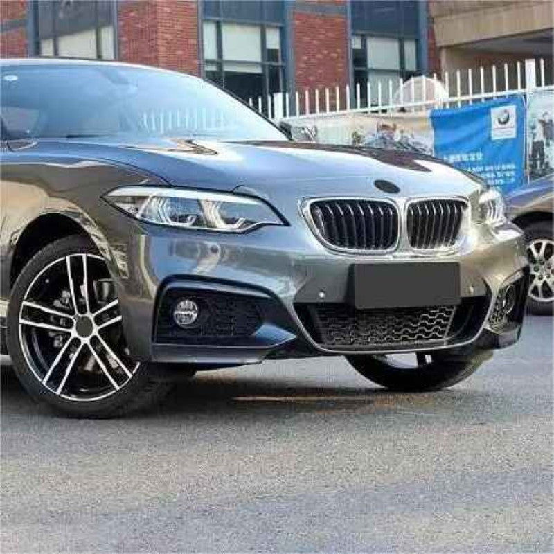 Car Craft Compatible With Bmw 2 Series F22 2014-2019 Upgraded Facelift Convert To M Sport M Tech Mt Bodykit Front Bumper Grill Skirt Trim Gc F22/23-012 Usa