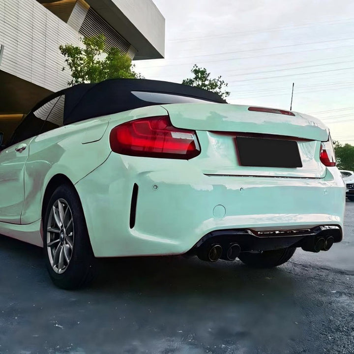 Car Craft Compatible With Bmw 2 Series F22 2014-2019 Upgraded Facelift Convert To M Sport M2cs Bodykit Rear Bumper Grill Skirt Trim Diffuser Gc F22/23-002 Usa