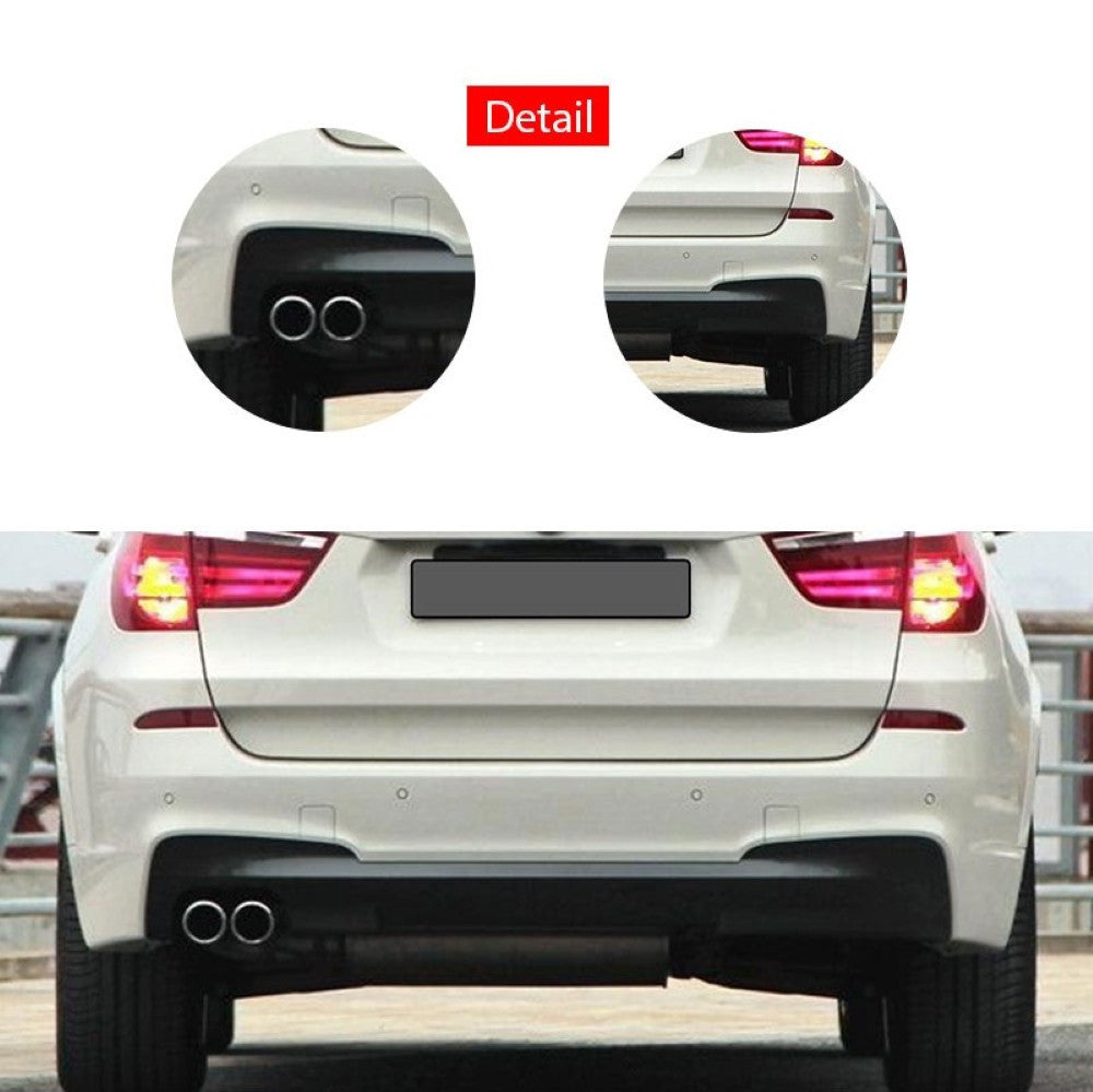 Car Craft Compatible With Bmw X3 Lci F25 2014-2017 Upgrade Convert To M Sport M Performance Mt M Tech X3m Bodykit Body Kit Rear Bumper After Lip Diffuser Skirs Splitter Gc F25 006 007 B 0-0