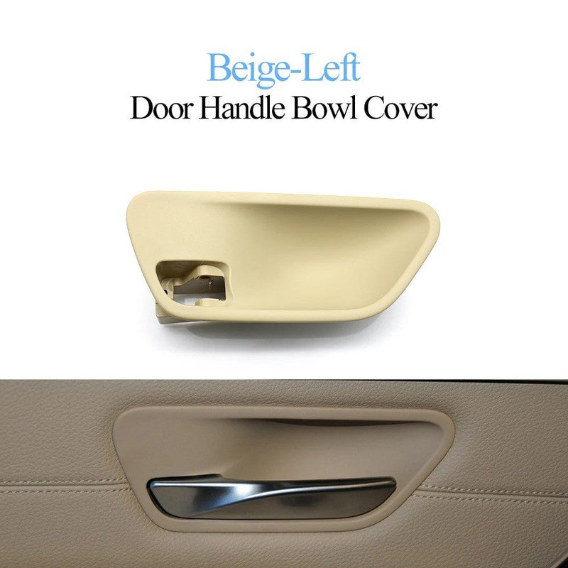 Car Craft Compatible With Bmw 3 Series F30 F34 2012-2018 4 Series M3 M4 F31 F35 F80 F32 F33 F36 F82 F83 2013-2020 Interior Unlock Door Opening Pull Handle Bowl Cover 51417279345 Beige Left - CAR CRAFT INDIA