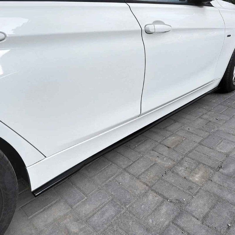 Car Craft Compatible With Bmw 3 Series F30 2012-2018 Car Side Skirts Splitter Running Board Trim Zst-1490 Gb Glossy Black - CAR CRAFT INDIA