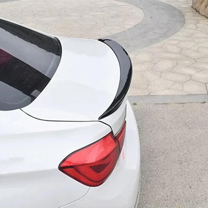 Car Craft Compatible With Bmw 3 Series F30 F80 2012-2018 M3 M4 M Sport M Performance Rear Trunk Wing Lip Boot Ducktail Spoiler M3 Style Gc F30/35-028/029 Gb Glossy Black