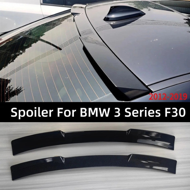 Car Craft Compatible With Bmw 3 Series F30 F80 2012-2019 Rear Trunk Wing Boot Lip Wing Roof Spoiler Carbon Fiber Look