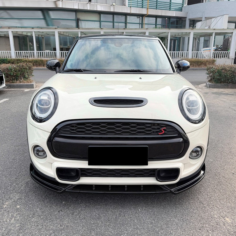 Car Craft Compatible With Mini Cooper F55 F56 F57 2014-2022 Front Bumper Lip Jcw Splitter Skirt Zst-1367 Cf Carbon Fiber Look Zst-1367 Cf Carbon Fiber Look