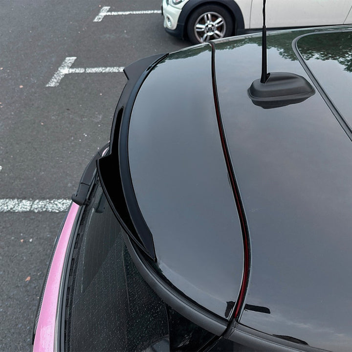 Car Craft Compatible With Mini Cooper F55 F56 2014-2022 Rear Trunk Wing Boot Lip Roof Spoiler Zst-1346 Cf Carbon Fiber Look