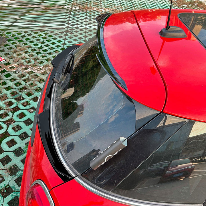 Car Craft Compatible With Mini Cooper F55 F56 2014-2022 Rear Trunk Wing Boot Lip Roof Mid Spoiler Zst-1342 Gb Gloss Black