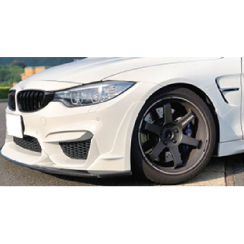 Car Craft Comptible With Bmw M3 M4 F80 F82 F83 Front Bumper Upgraded Bodykit Body Kit Skirts Splitter Front Rear Lip Diffuser Side Skirts Spoiler Trims Cannards Vten Style CC-9085