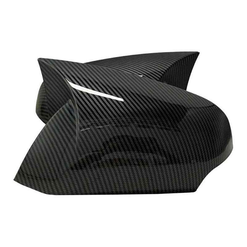 Car Craft Compatible With Renault Fluance 2010-2016 Rear View Case Wing Cap Shell Housing Mirror Covers 3m Tape Pasting Style Carbon Fiber Look