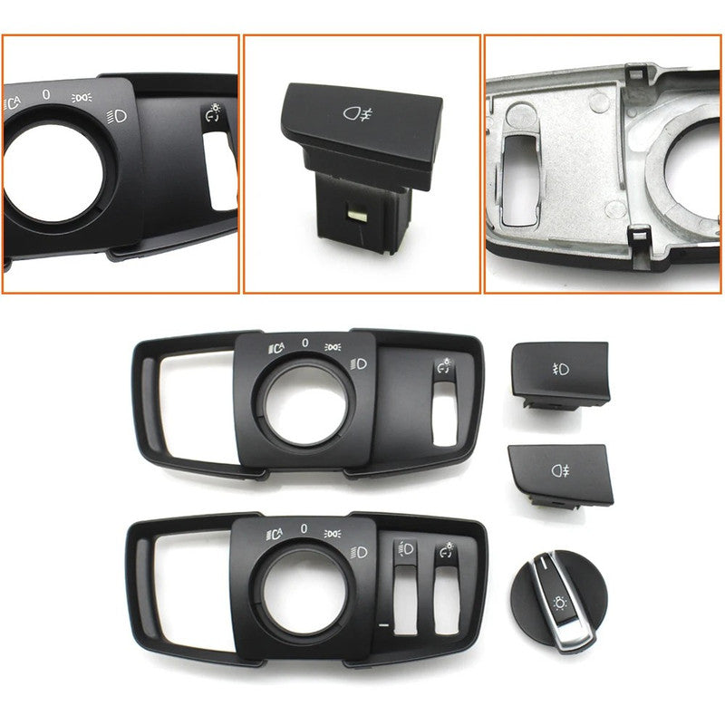 Car Craft Compatible With Bmw 2 Series X5 X6 F15 F16 F85 F86 F45 F46 2014-2019 Car Dashboard Headlight Switch Rotary Knob Button Cap Headlamp Cover Panel Fog Button Front 61319311727-e - CAR CRAFT INDIA