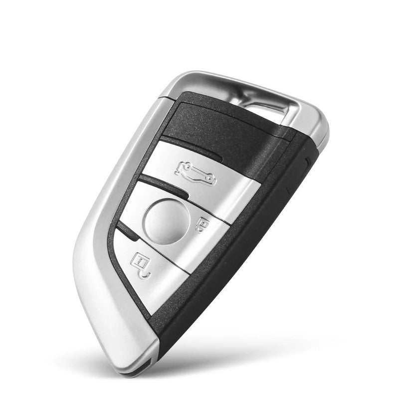 Car Craft Compatible With Bmw 1 2 3 4 5 6 7 X1 X3 X4 X5 X6 X7 Z4 Series Upgrade Key Cover Case To New Style Car Key Cover Shell With Blade 4 Button Black Bm-ks-44