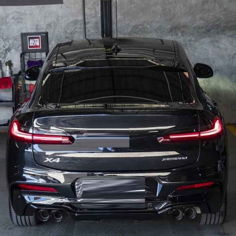 Car Craft Compatible With Bmw X3 X4 G01 G02 G08 2018-2023 Exhaust Tips Tail Pipe Midpipe Muffler With Clamp X3m X4m Style For 2.0 25i Car G01/08-007 Gc