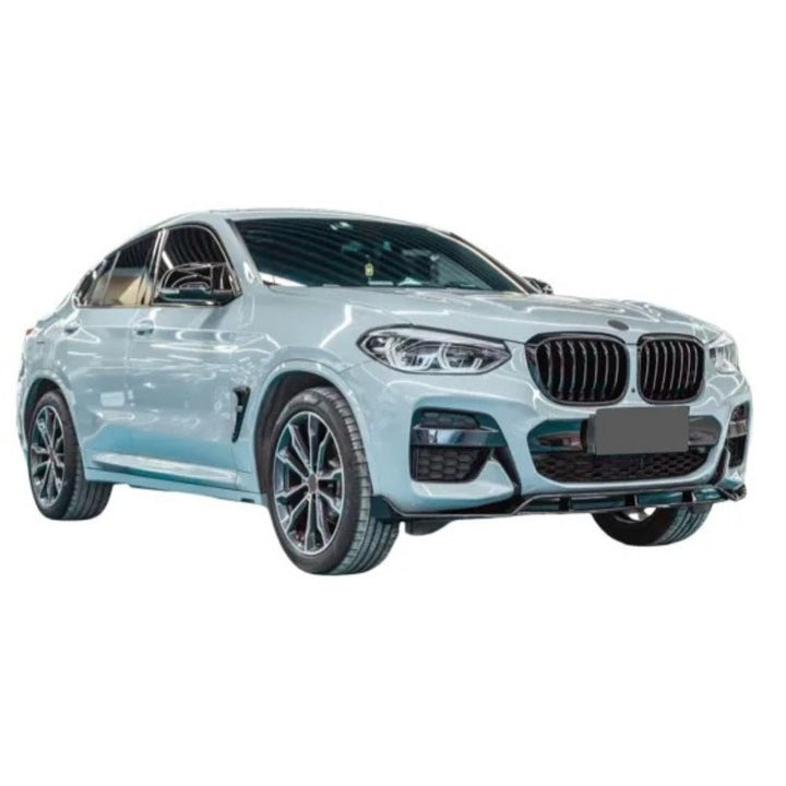 Car Craft Compatible With Bmw X4 G02 2018-2021 Upgrade Convert To Black Samurai Aero M Tech Mt Bodykit Body Kit Side Skirt Splitter Front Lip Diffuser Exhaust Pipe Tip 25i Gc G02 006