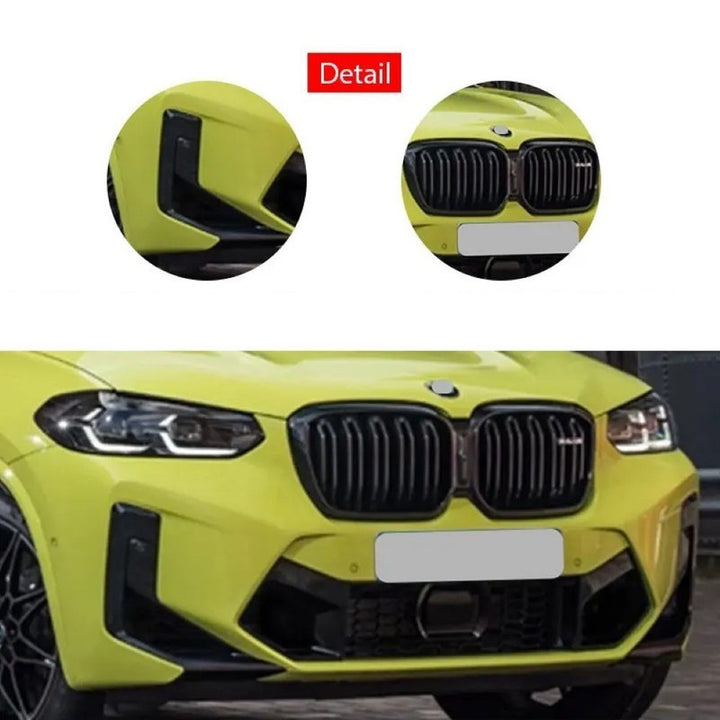 Car Craft Compatible With Bmw X4 G02 Lci 2022-2026 Upgrade Convert To M Sport M Performance X4m F98 Bodykit Body Kit Front Bumper Splitter Grill Lip Diffuser Exhaust Pipe Tip Gc G02 014