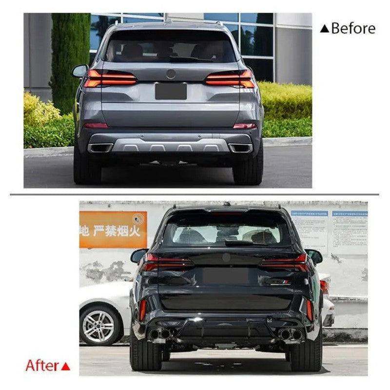 Car Craft Compatible With Bmw X5 G05 Lci 2023-2026 Upgrade Convert To M Sport M Performance X5m Bodykit Body Kit Front Rear Bumper Side Skirt Splitter Grill Lip Diffuser Exhaust Pipe Tip Wheel Arch Trim Set Gc G05 G18 026