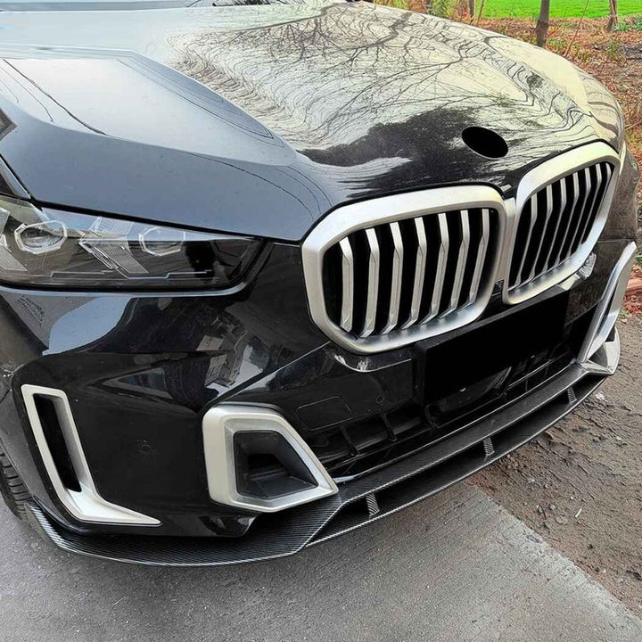 Car Craft Compatible With Bmw X5 F95 X6 F96 G05 G06 Lci M Sport 2024+ Bumper Front Lip Splitter Skirt Trim 1 Piece Zst-1500 Gb Glossy Black