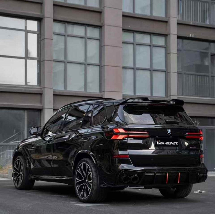 Car Craft Comptible With Bmw X5 G05 2023+ M Sport X5m Front Bumper Upgraded Bodykit Body Kit Skirts Splitter Front Rear Lip Diffuser Side Skirts Spoiler Trims Cannards Vten Style CC-9084