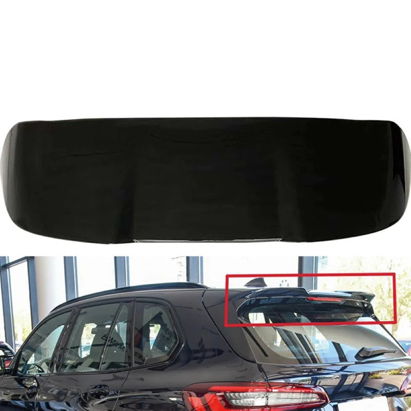Car Craft Compatible With Bmw X5 G05 2019-2026 M Sport M Performance Rear Trunk Wing Lip Boot Ducktail Roof Spoiler X5m Carbon Fiber Look Gc G05 G18 023