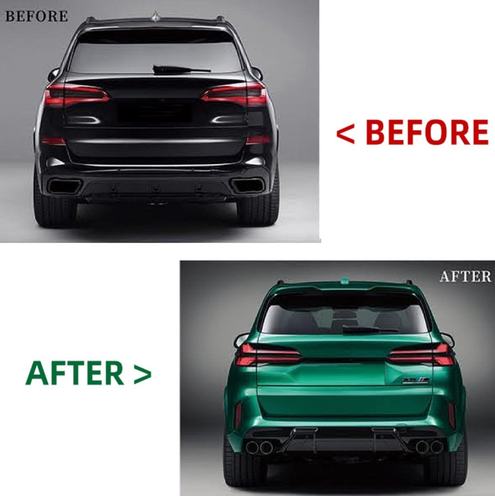 Car Craft Compatible With Bmw X5 G05 2019-2022 To G05 Lci 2023+ X5m M Sports Upgrade Facelift Conversion Bodykit Bumper Headlight Taillight Side Skirt CC-6337 - CAR CRAFT INDIA