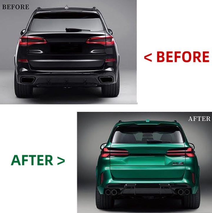 Car Craft Compatible With Bmw X5 G05 2019-2022 To G05 Lci 2023+ X5m M Sports Upgrade Facelift Conversion Bodykit Bumper Headlight Taillight Side Skirt CC-6337 - CAR CRAFT INDIA