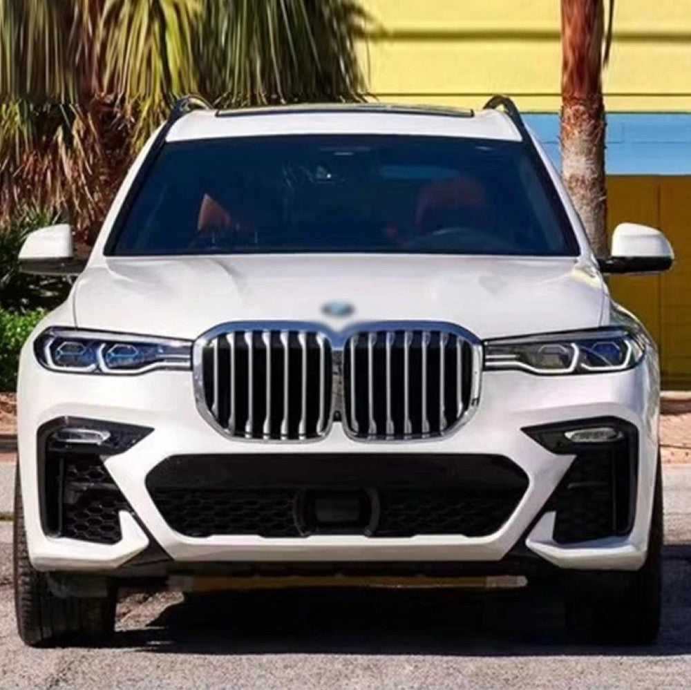 Car Craft Compatible With Bmw X7 G07 2019-2022 Front Bumper Upgrade Convert To M Sport M Performance M Tech Mt Bodykit Body Kit Bumper Gc G07 002
