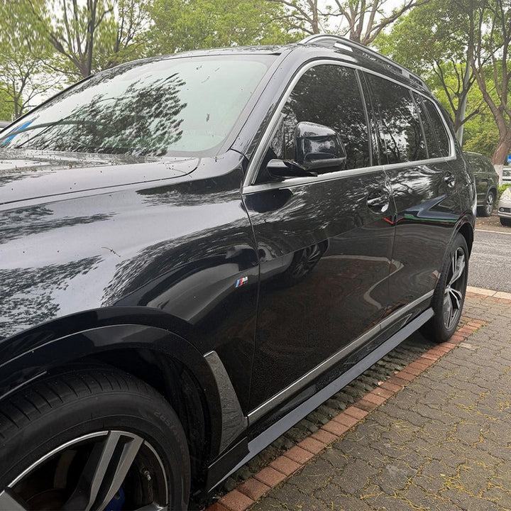 Car Craft Compatible With Bmw X7 G07 2019-2026 M Sport Side Skirt Splitter Trim Running Board Zst-1505 Gb Glossy Black