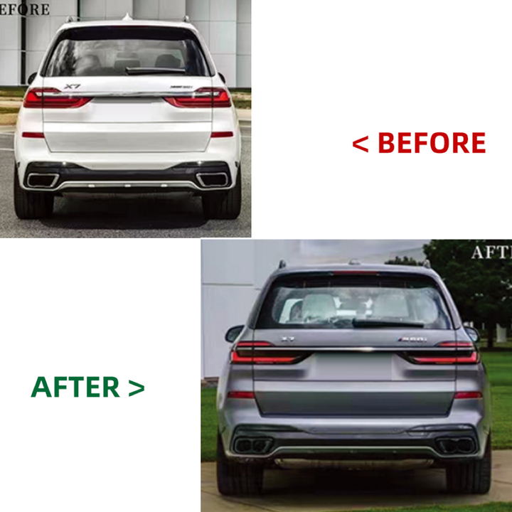 Car Craft Compatible With Bmw X7 G07 2018-2022 To X7 To X7 G07 Lci 2023+ X7m M Sports Upgrade Facelift Conversion Bodykit Bumper Headlight Taillight CC-6339-3 - CAR CRAFT INDIA