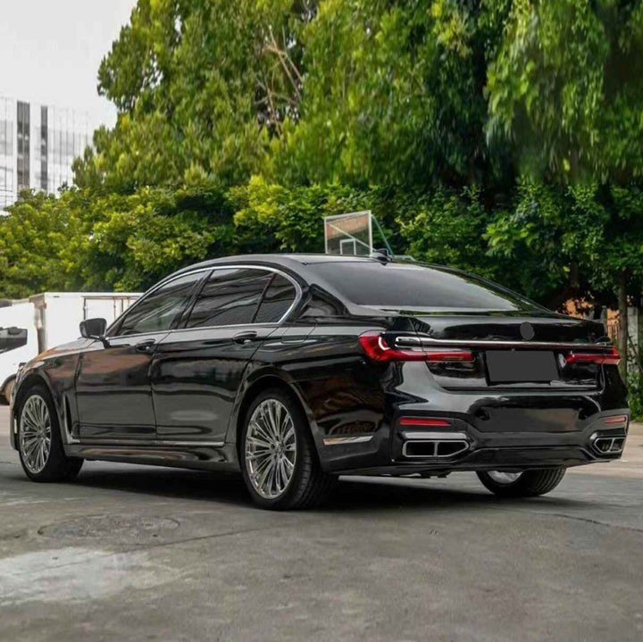 Car Craft Compatible With Bmw 7 Series G11 G12 2019-2022 Rear Bumper Upgrade Convert To M Sport M740 Bodykit G11/12-006 Gc