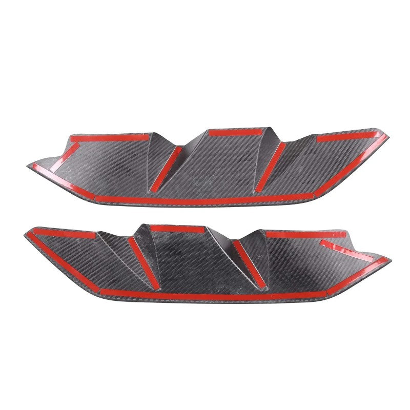 Car Craft Compatible With Bmw Z4 G29 2019-2025 Side Fender Vent Trim Splitter Real Carbon Fiber