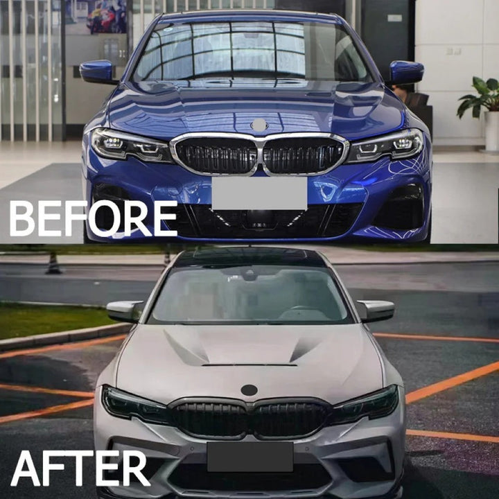 Car Craft Compatible With Bmw 3 Series G20 G28 2019-2022 M3 M3cs Cs Engine Hood Bonnet Iron Gc G20/28-027