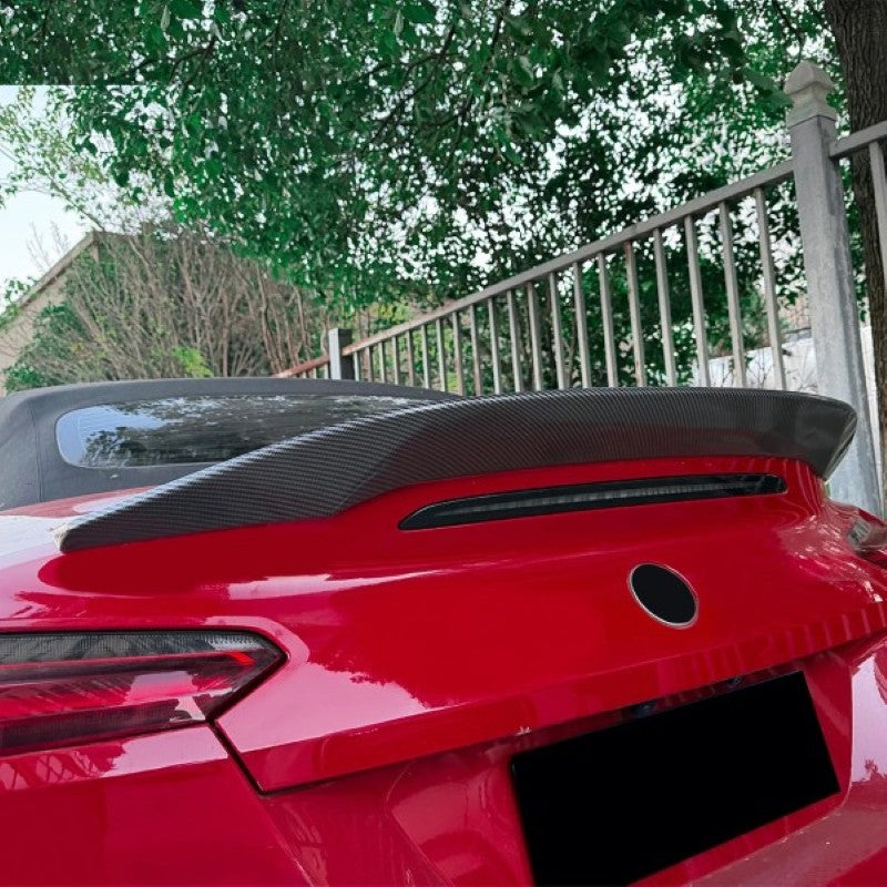 Car Craft Compatible With Bmw Z4 G29 2018-2025 Rear Trunk Wing Boot Roof Lip Spoiler Zst-1454 Gb Glossy Black - CAR CRAFT INDIA