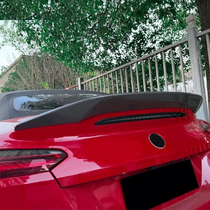 Car Craft Compatible With Bmw Z4 G29 2018-2025 Rear Trunk Wing Boot Roof Lip Spoiler Zst-1454 Gb Glossy Black - CAR CRAFT INDIA