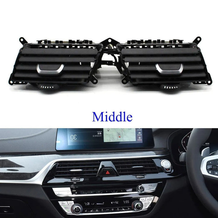Car Craft Compatible With Bmw 5 Series G30 G31 2017-2023 New Dashboard Centralair Conditioner Ac Vent Grille Outlet Assembly Middle Centre 64229329579-a