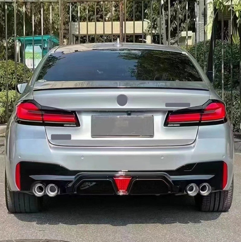 Car Craft Compatible With Bmw 5 Series Lci G30 G38 F90 2021-2023 Upgrade Facelift Convert To M5 M Sport Rear Bumper Bodykit Assembly G30/38-030
