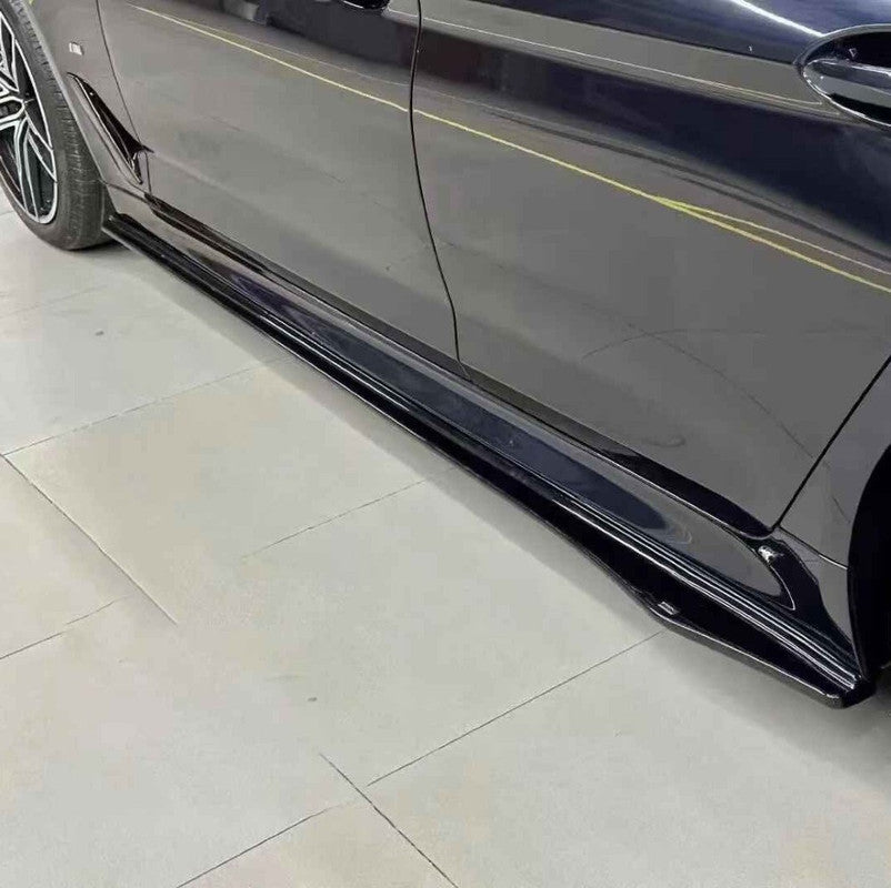 Car Craft Comptible With Bmw 5 Series G30 2018-2021 M Sport M5 Front Bumper Upgraded Bodykit Body Kit Skirts Splitter Front Rear Lip Diffuser Side Skirts Spoiler Trims Cannards Vten Style CC-9080