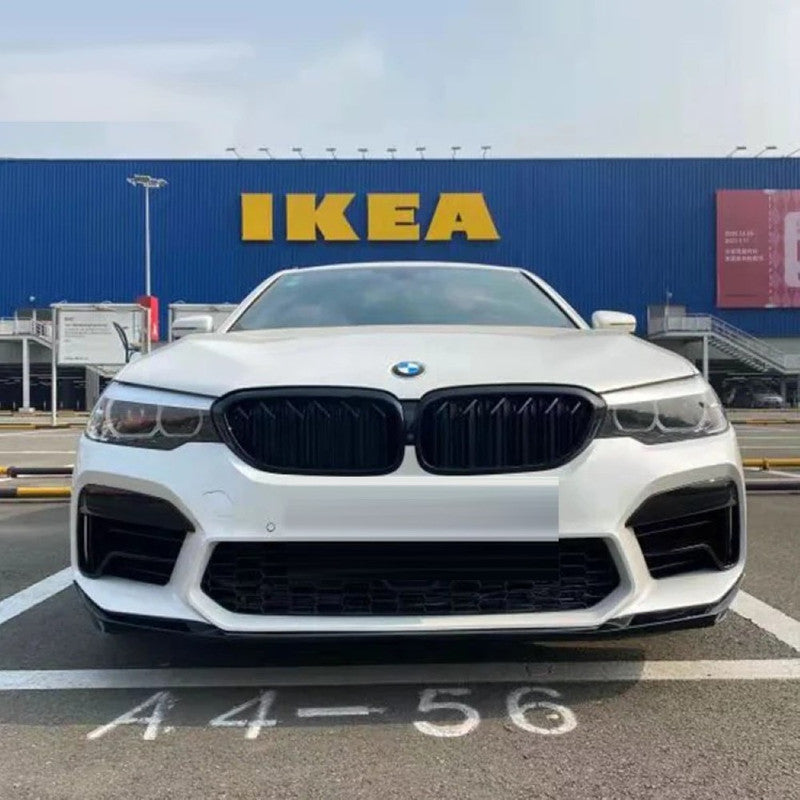 Car Craft Compatible With Bmw 5 Series G30 G38 F90 2018-2020 Front Bumper Show Grill M5 Style Cross Bar Glossy Black G30/38-022