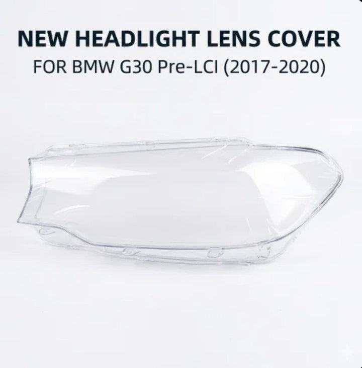 Car Craft Compatible With Bmw 5 Series G30 G38 2017-2020 Headlights Headlamp Glass Lens Cover Dust Shell Transparent Plastic Shell Headlamp Replace Right Ddz-g30-17r