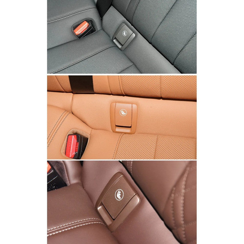 Car Craft Compatible With Bmw 5 Series G30 2017-2024 Rear Child Seat Anchor Safety Isofix Restraint Backseat Buckle Covers 52207451004 Beige Assembly B CC-9043