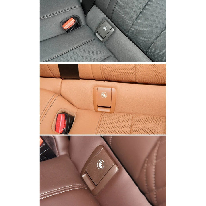 Car Craft Compatible With Bmw 5 Series G30 2017-2024 Rear Child Seat Anchor Safety Isofix Restraint Backseat Buckle Covers 52207458924 Brown Assembly B CC-9041