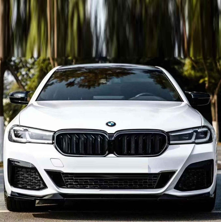 Car Craft Comptible With Bmw 5 Series G30 Lci 2021+ M Sport M5 Front Bumper Upgraded Bodykit Body Kit Skirts Splitter Front Rear Lip Diffuser Side Skirts Spoiler Trims Cannards Vten Style CC-9081