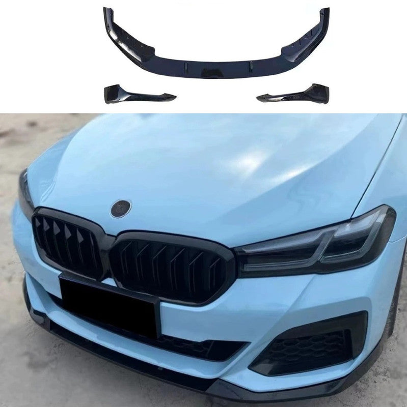 Car Craft Compatible With Bmw 5 Series G30 G38 F90 2021-2023 Mt M Tech M Performance M Sport Bumper Front Lip Splitter Skirt G30/38-009/010 Cf Carbon Fiber Looks