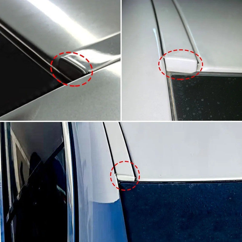 Car Craft Compatible With Bmw 5 Series G30 F90 2017-2023 Car Roof Rail Molding Trim Roof Running Windshield Water Cover Plate Plug 5117443691-r Right Unpainted