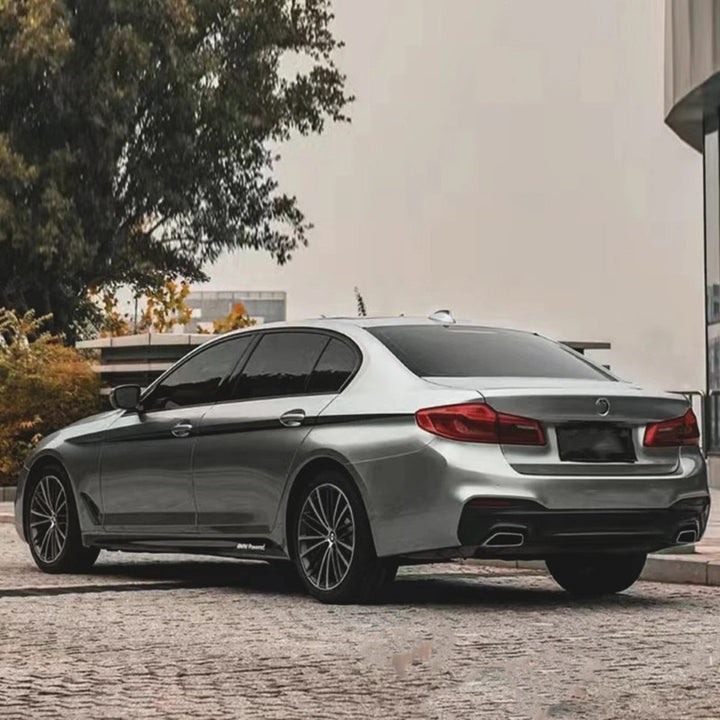 Car Craft Compatible With Bmw 5 Series G30 G38 F90 2018-2020 Upgrade Facelift Convert To M Sport Mt M Tech M Performance Rear Bumper Bodykit Assembly Splitter Diffuser