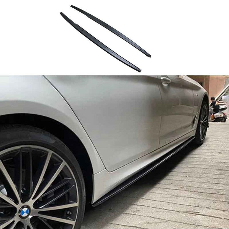 Car Craft Compatible With Bmw 5 Series G30 2018-2023 M Performance M Sports Mt M5 Side Skirt Splitter Extension Glossy Black G30-014 Gb Gc
