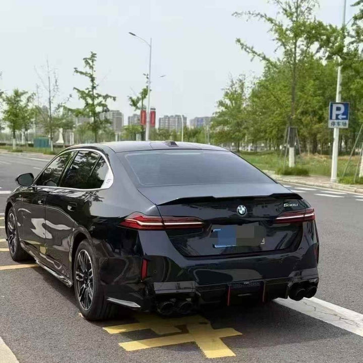 Car Craft Comptible With Bmw 5 Series G60 Lci 2024 M Sport M5 Front Bumper Upgraded Bodykit Body Kit Skirts Splitter Front Rear Lip Diffuser Side Skirts Spoiler Trims Cannards Vten Style CC-9082