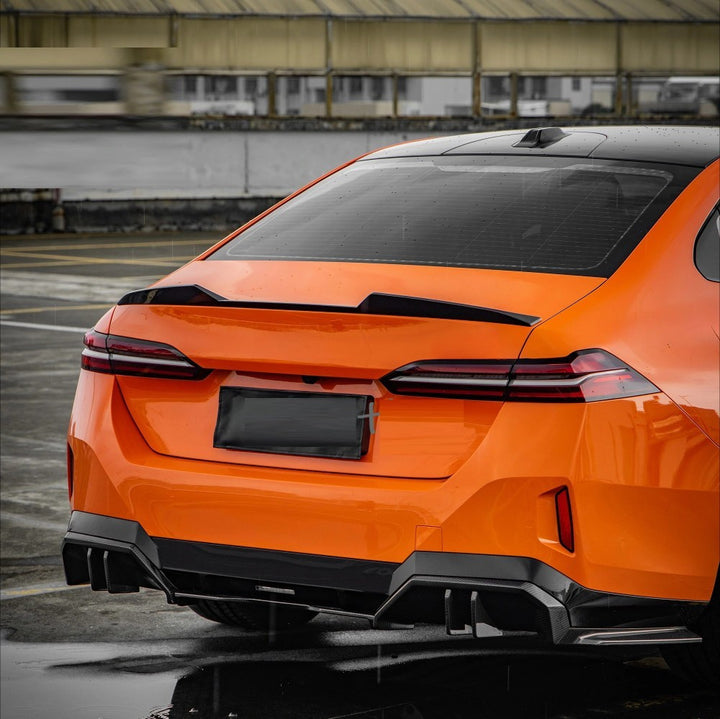 Car Craft Compatible With Bmw 5 Series G60 2024+ M Performance M Sports Mt Mp M5 Front Bumper Lip Splitter Skirts Glossy Black G60-013/014 Gb Gc