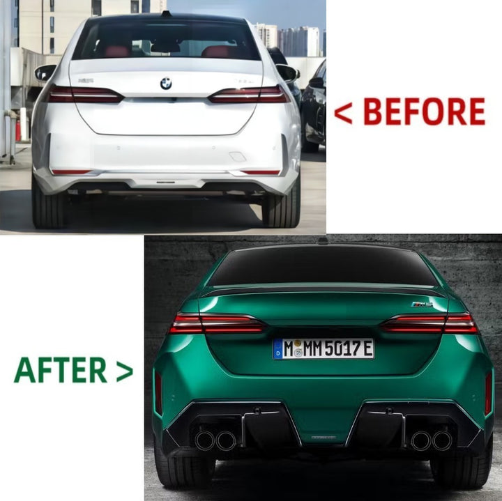 Car Craft Compatible With Bmw 5 Series G60 2024+ Upgrade Facelift Conversion Kit To G68 M5 M Sport Bodykit Bumper Grill Side Skirts Lip