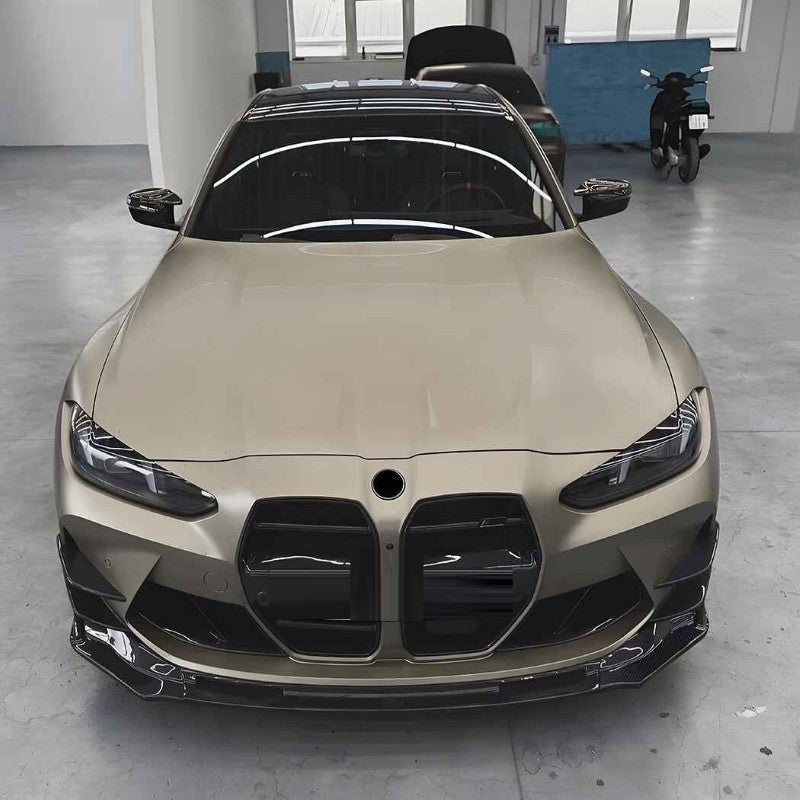 Car Craft Compatible With Bmw M3 G80 G81 M4 G82 G83 2021+ Front Bumper Lip Vent Splitter Skirts Trim Fog Vent Zst-1330 Gb Glossy Black CC-10011 - CAR CRAFT INDIA