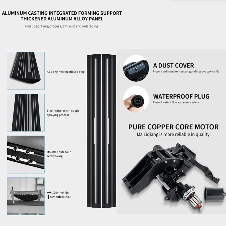 Car Craft Compatible With Rolls Royce Cullinan 2018-2025 Automatic Deployable Electric Side Step Retractable Ladder Pedal Running Boards Side Step