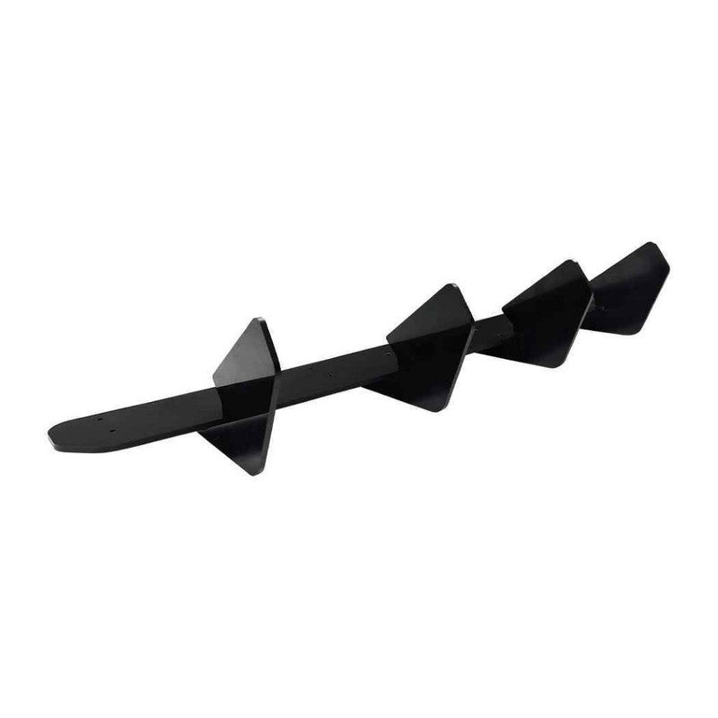 Car Craft Compatible With Volkswagen Vw Golf Mk8.5 Gti 2024+ Gti Rline Rear After Bumper Lip Splitter Skirts Diffuser Zst Glossy Black - CAR CRAFT INDIA