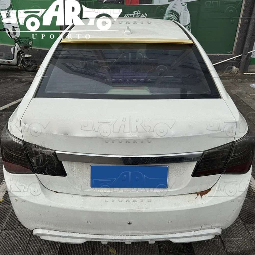 Car Craft Compatible With Chevrolet Cruze 2009-2012 Rear Trunk Wing Boot Roof Spoiler Lip Splitter Skirt Ar-chevrolet-012 Glossy Black - CAR CRAFT INDIA